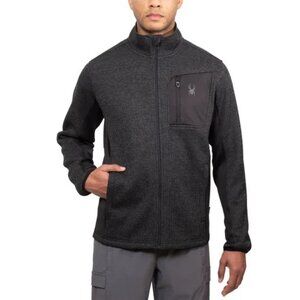 Spyder Men's Full Zip Jacket Mens Medium Black